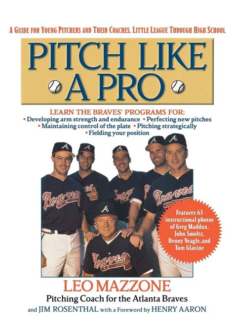 Read Online Pitch Like A Pro A Guide For Young Pitchers And Their Coaches Little League Through High School By Leo Mazzone