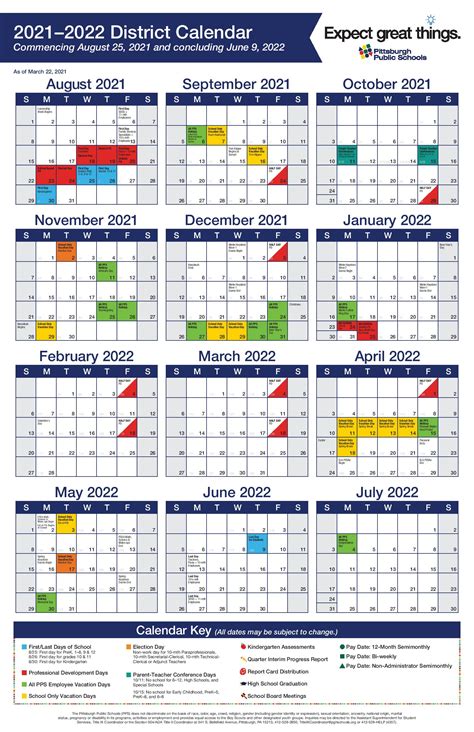 Pitt Academic Calendar 2021