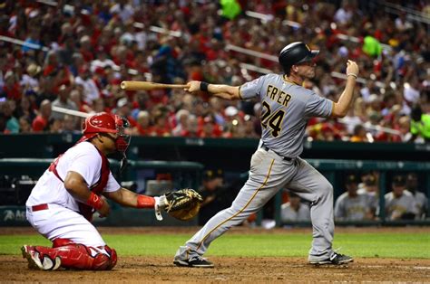 Pittsburgh Pirates and St. Louis Cardinals play in game 2 of series