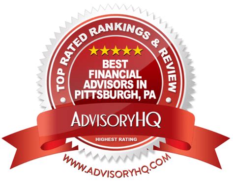 How We Found the Top Financial Advisor Firms in Pittsburgh, Pennsylvania. The list we’ve put together consists of financial advisors that maintain primary offices in Pittsburgh, offer financial planning and manage individual accounts.