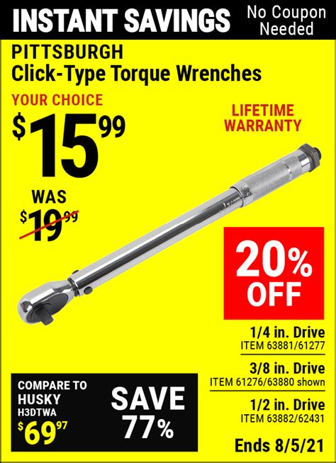 Pittsburgh torque wrench.  Do More for Less at Harbor Freight.  Pittsburgh Pro...