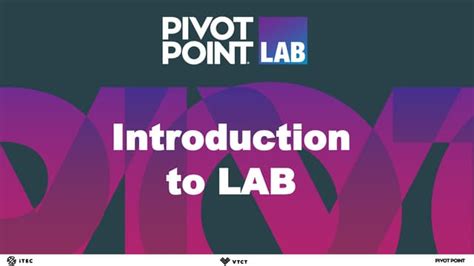 Piviot point lab. LAB is a platform for beauty education that integrates online tools, reports and assessments. Learn how LAB can save you time, engage your students and provide data for your teaching goals. 