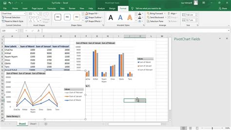 Pivot Chart Microsoft Excel YouTube