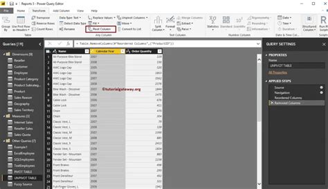 Pivot rows to columns with multiple values - Power BI