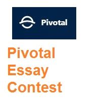 Pivotal essay contest. Pivotal Essay Contest Deadline to Apply: Oct. 10, 2023 Award Amount: up to $15,000 $25,000 for the best essays on global problems. Pivotal is an essay competition for high school students with... 