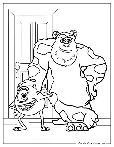 Pixar Coloring Pages Coloring Home