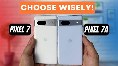 Pixel 7 vs 7a. The Pixel 7, making up for the faults of the Pixel 5. The Pixel 5 was a good phone once, but the Pixel 7 is an absolute winner by comparison. ... especially the Pixel 7a, which has similar specs ... 