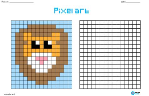 Pixel Art, 87 dessins pour CP CE1 CE2 CM1 CM2