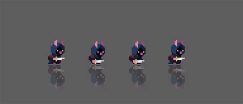 Pixel Art Tutorial Full Enemy Design + Sprite Sheet by Penusbmic