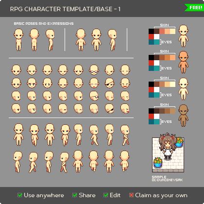 Pixel Body Template