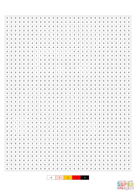Pixel Santa Claus Color by Number Free Printable Coloring Pages