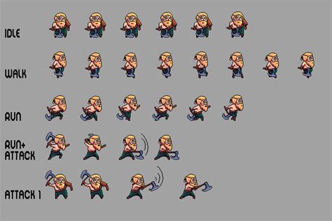 Pixel art Sprite Sheet
