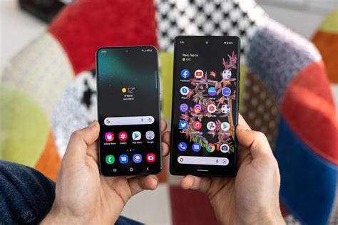 Pixel vs samsung. Dimensions. 5.75 x 2.78 x 0.3 inches. 146 x 70.6 x 7.6mm. Weight. 5.89 oz (168 g) See the full Google Pixel 6 vs Samsung Galaxy S22 size comparison or compare them to other phones using our Size Comparison tool. Google made a 180-turn with the design of the Pixel 6, and so far people like what they see. 