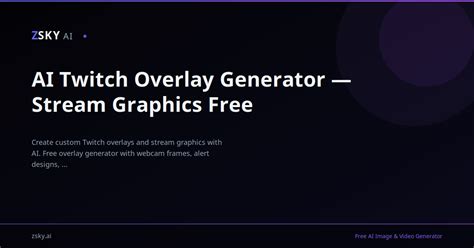 Pixelcut ai stream overlay generator.  Create custom Twitch overlays with AI.  Lov...