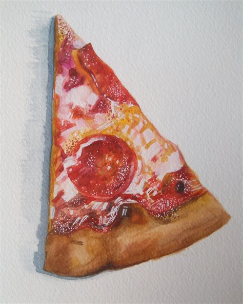 Pizza Drawing Realistic