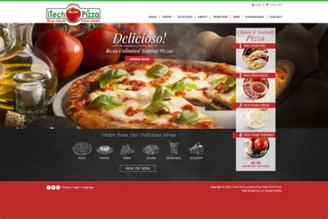 Pizza Ordering Web Site Technology Projects
