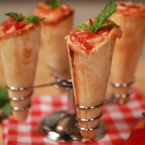 Pizza cone. Courtesy: CHANK’S PIZZA CONES. Pizza in a cone is a familiar treat in Italy, but like nothing Eric Ciancaglini had ever seen before. The basic components of it were just like the pizza back home in New Jersey — melty cheese, flavorful sauce — but the shape was portable, so much more appropriate for on-the-go grub than a floppy slice. 