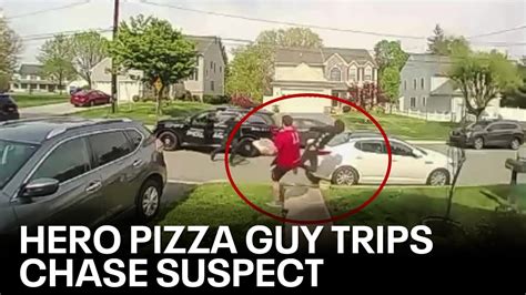 Pizza delivery driver trips suspect. Things To Know About Pizza delivery driver trips suspect. 