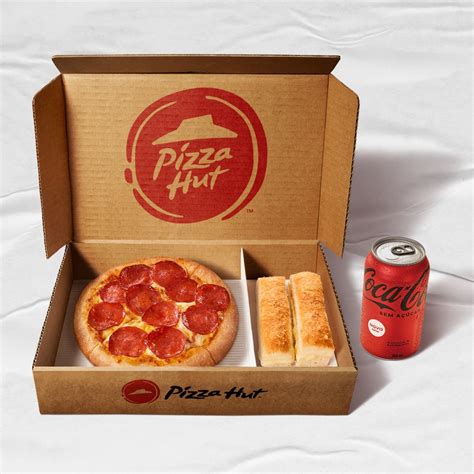 Pizza hut pizza box. Featured. $9.99 Large 1-Topping Pizza. Our best delivery deal. Original Stuffed Crust®. Nothing beats the original. $7 Deal Lover's. Delivery or carryout. Big Dinner Box. Feed the whole family, all from one box. 