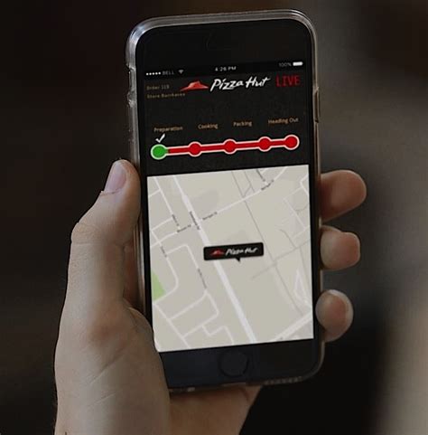The new Pizza Hut Delivery Tracker lets you see 