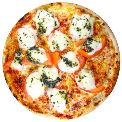 Pizza mozzarella. Directions. Set the pizza stone into a cold oven and preheat the oven to 450 degrees. In a small sauce pan set over a low flame, heat 1 tablespoon of olive oil. Add the garlic and cook for 1 ... 