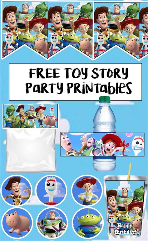 Pizza printables Toy story birthday party, Toy story party