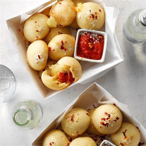 Pizza puffs. Crazy Puffs are cup-shaped pizza dough filled with sauce and cheese (plus pepperoni, if you want that) and baked until melty and golden brown. The bite-sized pizzas are tailor-made for pizza ... 