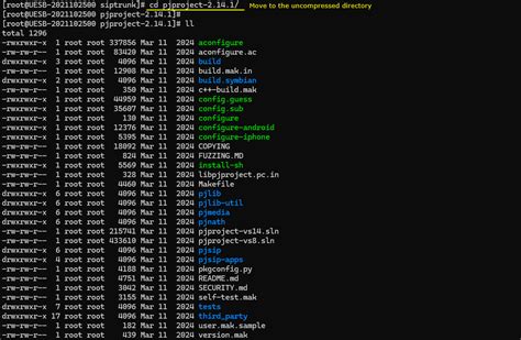 Pjsip build linux. 04 -> .  The project is located under pjsip-apps/src/vidg...