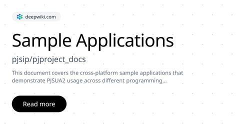 Pjsua2 documentation.  All AudioMedia methods should work Sample Applications Relevant source f...