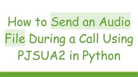 Pjsua2 python make call. .  ...