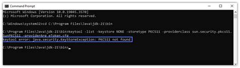 Pkcs11 error. 1+): Learn how to fix the 'Java Access Token PKCS11 Not Found Provider' iss...