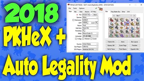 Pkhex auto legality mod legends za.  Do not report issues with this release'...