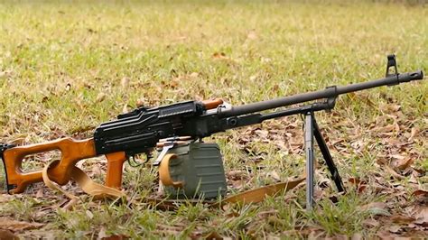 Pkm machine gun. Unleash the power of the A&K PKM Machine Gun, a long-awaited model that sets the standard for universal machineguns. Crafted with precision by A&K, this formidable airsoft replica is a testament to the company's dedication to realism and performance. The combination of steel and aluminum construction, along with polymer accents, ensures … 