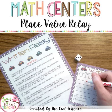 Place Value Relay Expanded Form, Standard Form, and Written Form