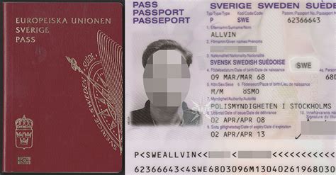 Place of issue passport sweden