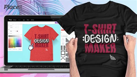 Placeit - T-Shirt Design Maker Featuring a Rainbow Graphic with …