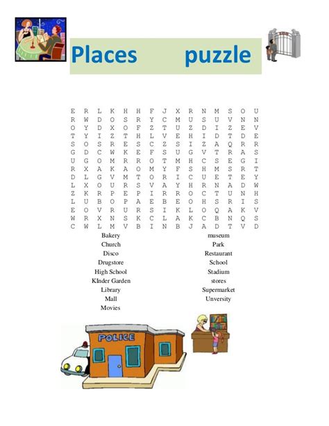 Places puzzle..