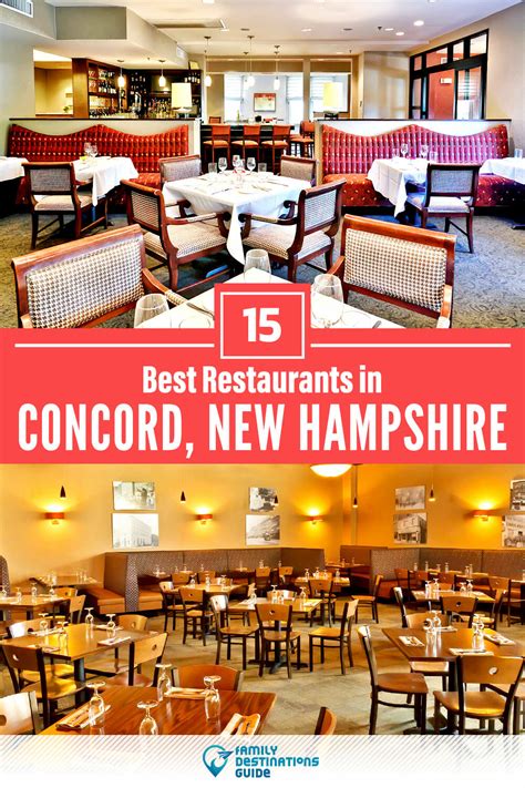 Places to eat in concord nh. New Hampshire (NH) Concord Restaurants. Cheap Places to Eat in Concord, NH. Concord Cheap Eats. Establishment Type. Restaurants. Quick Bites. Coffee & Tea. Bakeries. Meals. … 