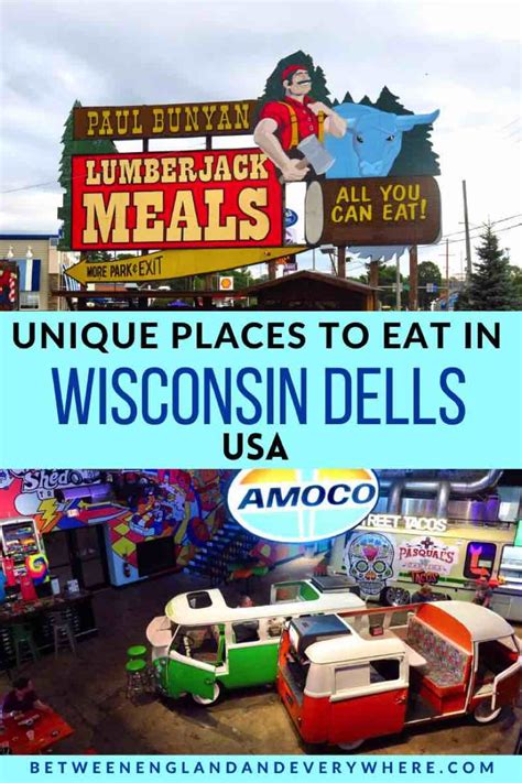 Places to eat wisconsin dells. Dining. At the Wilderness Territory, we have dining options to satisfy all of your cravings. From dine-in restaurants to grab-and-go eateries to sweet-and-treat shops, we’ve got you covered. We also feature several full-service coffee shops serving Starbucks coffee throughout the resort. We look forward to serving you at any of the locations ... 