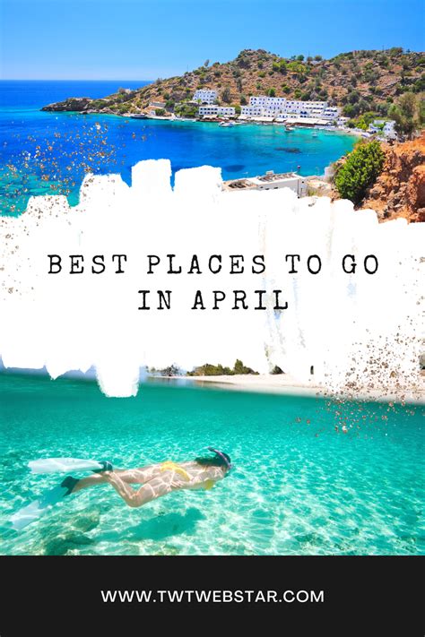 Places to go in april