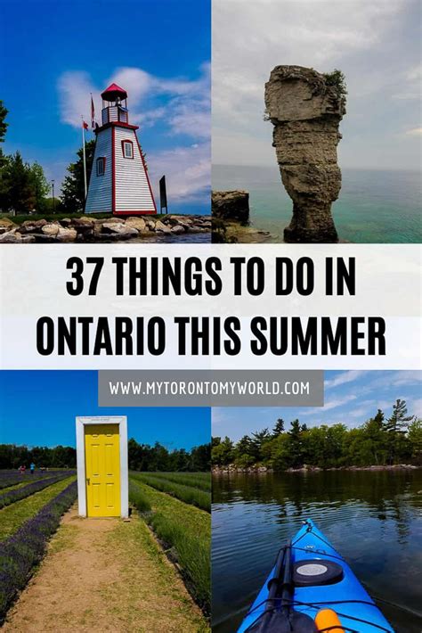 Places to go in ontario summer
