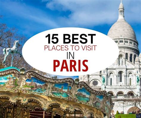 Places to visit in paris