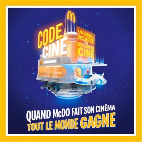 Placesdecinema.fr/offrecine jeu Mcdo Code Ciné place de …