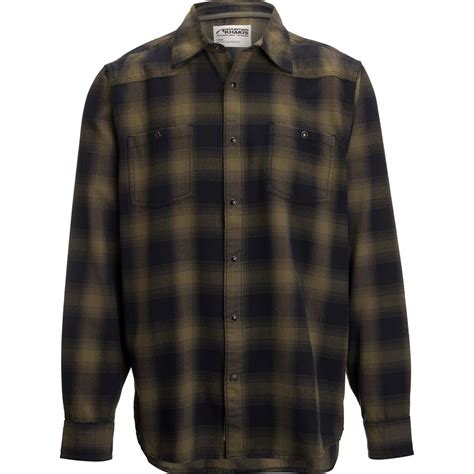 Plaid Flannel Shirt Khaki – ( K h a k i s )