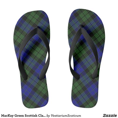 Plaid Scottish Tartan Flip Flops & Sandals Zazzle