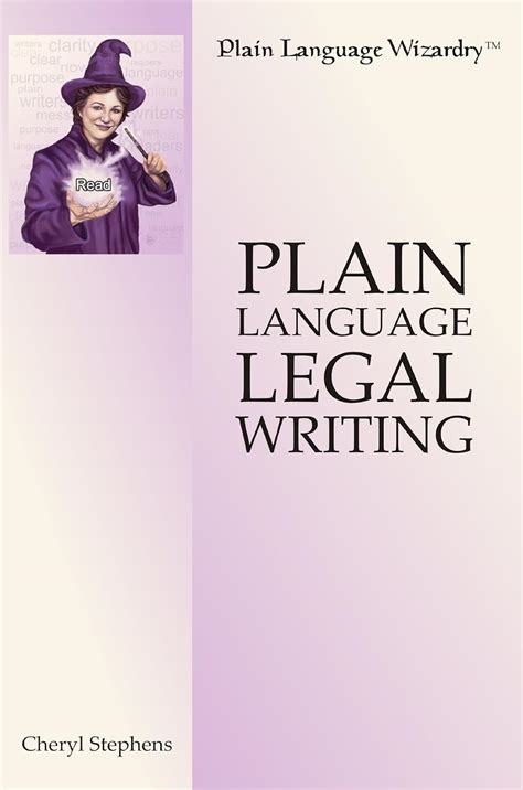 Plain Language Legal Writing Cheryl Stephens