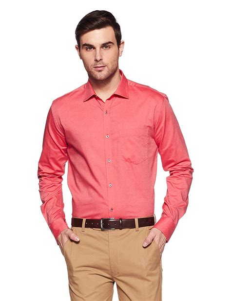 Plain shirts for men. Men’s formal shirts offer more than convenience. They instead offer sleek alternatives to denim or khaki. Choose looks from Hugo Boss, Kenneth Cole, … 