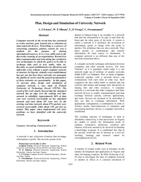 Plan, Design and Simulation of University Network