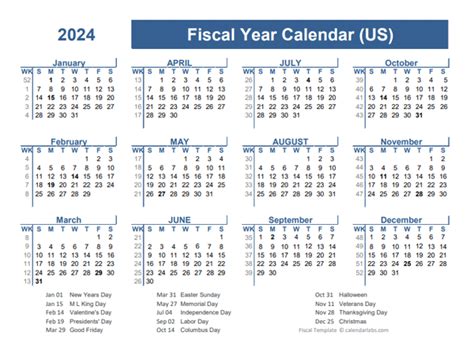 Plan Ahead with Fiscal Year Calendar 2024 for Seamless Business Operations