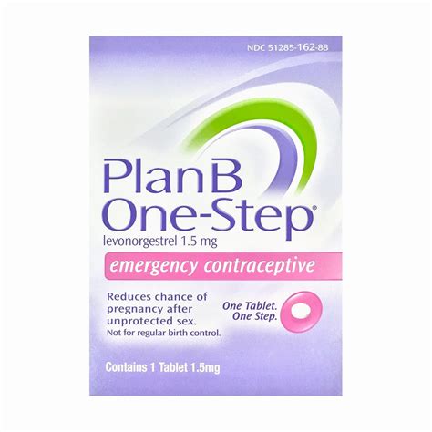 Plan B - One Step Emergency Contraception babyMed.com